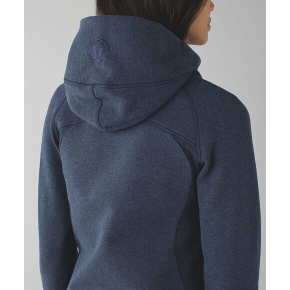 Lululemon Women’s Scuba Hoodie III | Heathered Blue Size 4– Performance Luxe - Picture 3 of 11